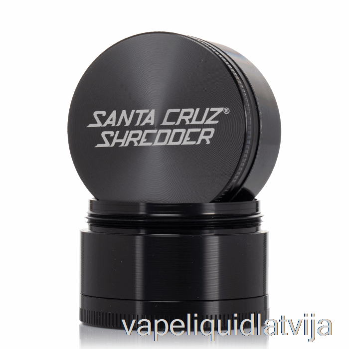 Santa Cruz Smalcinātājs 2,2 Collu Vidējais 4-daļīgs Dzirnaviņas Melns (53mm) Vape šķidrums